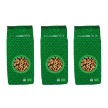 독일직구 자연유래 재배로 만든 문도 해피 호두 반쪽 3 x 300g, 수량, 상세참조