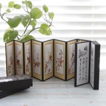 싸다구 인테리어 양면 병풍 7TYPES 폭 미니어쳐 10 한국화, 상품선택, 1 민속화02