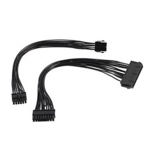 가전 pc 부속 부품 마더보드 전원 변환 케이블 24pin 18pin 8pin 12pin atx 전원 공급 장치 지원 hp z440 z640에 적합, 주황색, 01 주황색