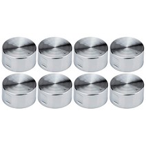 8PCS 금속 가스 레인지 손잡이 6MM 유니버설 쿠커 제어 범위 오븐 손잡이의 윗판 버너 노브 가스 호브 스위치, 하나, 보여진 바와 같이