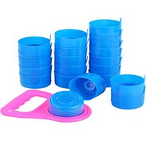 Hestya 20 Pieces Non Spill Caps Reusable 55 mm 3 and 5 Gallon Water Jugs Anti-Splash Bottle Caps wi, 상세참조, 1