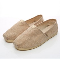 남성 린넨 슬립온 여름 일본식 슈즈 차이나 빈티지 한 발로 밟는 남