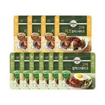 [제일제당] [CJ] 고메함박스테이크 152G x 6봉 + 치즈함박스테이크 152G x4봉, 3세트