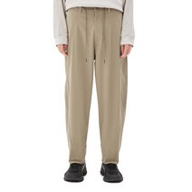 672741 IL CORSO 페일베이지 코튼 커브드 볼륨 팬츠 IEPA2F007I4