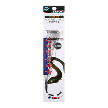 백경 장어전용 우나기 나일론 채비 묶음바늘 목줄, 10개입