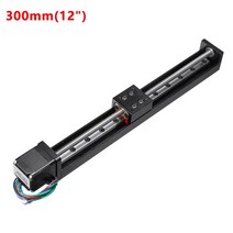 스페터모터 토크 50mm 100mm 150mm 200mm T 형 슬라이딩 테이블 레일 선형 스테이지 전송 가이드 플랫폼 피치 11m NEMA11 28MM 스테퍼 모터, [02] m pitch, [04] Stroke 200mm