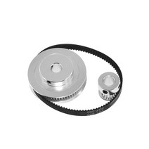 웜기어 베벨기어 톱니바퀴 20T5MM 타이밍 벨트 풀리 2 60 개 톱니 20 감소 31/13 3D 프린터 폭 6mm 보어 5m, 01 20T5-60T5-200mm