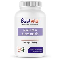 BESTVITE Quercetin Bromelain 베스트바이트 퀘세틴 브로멜라인 120정, 1개, 기본