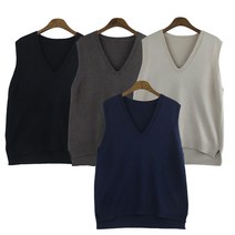 핫바 마레모 브이넥 니트조끼 DM-210939