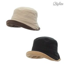 [블루피오레] 코듀로이 챙 콤비 누비 벙거지 모자 BFH916