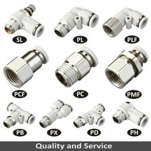카풀링 유압 카플러 고압 에어 커플러 호스 공압 파이프 커넥터 흰색 1 4 2 6mm 8mm BSP 스레드 퀵 커플 링 튜브, 12-04 (12mm-1l2), PC