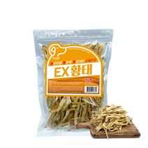 네츄럴EX 닭가슴살 300g 오리안심 300g 황태 140g 강아지간식 국내산 원재료 수제간식, 1팩, EX 황태 140g