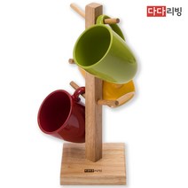 벤자민 사각 원목 머그트리, 1개, 단품