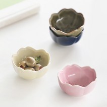 데이즈룸 벚꽃 미니볼 4P세트, 핑크+연노랑+올리브+블루