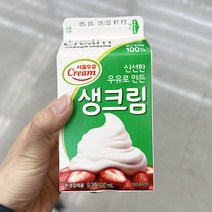 서울우유 생크림 500g 2개세트 아이스박스 아이스팩 구성, 2개, 500ml