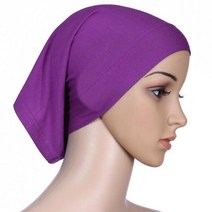 솔리드 여성 스카프 헤어 액세서리 가을 겨울 스카프 Hijab 튜브 보닛 모자 뼈 이슬람 여성 헤드 커버