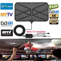 수신기 마일 공중 자동차 TV 스마트 25dB HD 안테나 증폭기 디지털 3000 202, 1. Antenna andAmplifier