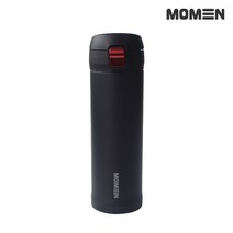 에코트리카페 쇼콜라 MOMEN 모던블랙 스테인리스 500ml 보온보냉 텀블러+세척솔증정