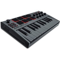 Akai 프로페셔널 25키 MIDI Keyboard Controller 8패드, red