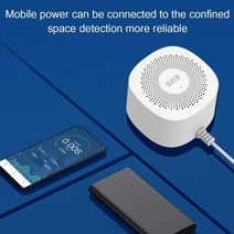 가스탐지기 가스 농도 경보기 공기 품질 테스터 전화 APP 포름 알데히드 이산화탄소 모니터, 없음