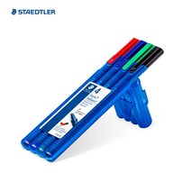 스테들러 트리플러스 삼각볼펜 437FSB4 437MSB4 4색세트, 본상품선택, F 세트