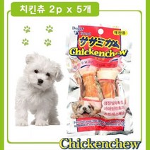 성장도움 강아지 치아관리 개껌 2P 5EA 치약껌 애견껌