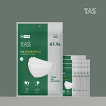 [TAS] KF94 새부리형 대형 타스 마스크 3D 입체형 마스크 5매입 X 20팩, 1매입 x 100EA