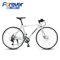 FOREVER 2022년식 700C 로드바이크 자전거 (GT20), 27단 알루미늄 선반(실버)