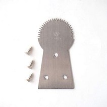 Nutta COCONUT SCRAPER SHREDDER THAI TEETH TOOL STAINLESS STEEL GRATER KITCHEN Free 3 SCREWS, 1
