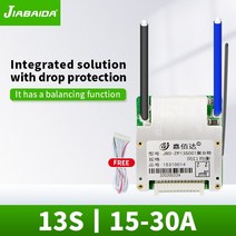 다이어트 체형 교정 관절 마사지 회전 밸런스 보드 jbd 48v bms 13s 3.7v 리튬 이온 리튬 배터리 보호 bms 15a 20a 25a 30a 전자 자전거 전기 도구
