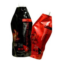 본코스메틱 W3F5BC9L 염모제 염색 헤어염색 오징어먹물 ST04368 라 염색약 파마 450ml 미용실 머리염색, GL 1, GL 진한갈색