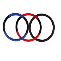 대형차량 트럭용 그립원단 배색 핸들커버 5톤 4.5톤 화물차 사이즈, 블루