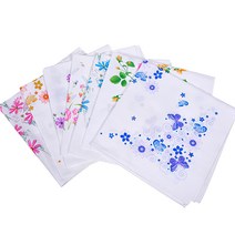 영화 순면 정사각형 이중 가제나염 손수건 골프 스카프 엄마수건 여자