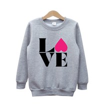 쥬스토리 가족티 기모 맨투맨 러브풋 단체티 패밀리룩 커플티