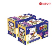 [서울우유] 홍삼츄츄 블루베리 포도 100ml 20팩, 20개, 단품