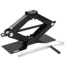 908140 BIG RED AT10152BR 토린 스틸 가위 리프트 잭 카 키트 1.5톤3000lb 용량 블랙, Black, Scissor Jack