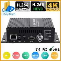 비디오 스트리밍 디코더 IP 카메라HDMI CVBS AV 출력 SRT HLS M3U8 UDP RTMP RTSP H265 H264 4K, 1.1 Channel