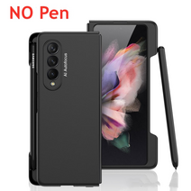 갤럭시z폴드 4 카드 지갑 수납 케이스 지폴드4 스트랩 samsung galaxy z fold 3 5g 프레임 펜 슬롯 홀더 커버 초박형 무광 하드 플라스틱 충격 방지 (s 펜