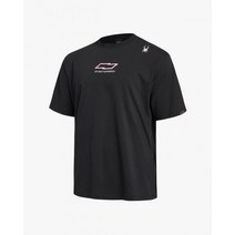 SPYDER X SWUWS 공용 시그니처 로고 반팔 티셔츠 블랙