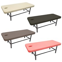 베드연구소 미용베드 마사지침대 경락베드 국내생산제작, 아이보리, 1800x700x700, 열선없음