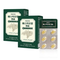 PROVIIS 매스틱오일 30캡슐 1박스 그리스산 매스틱, 2개