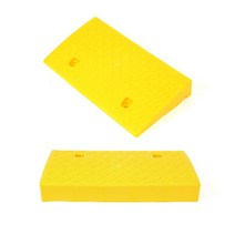 계단문턱 휠체어 진입판 문턱패드 50x27x7cm(옐로우), 상세페이지 참조, 1개