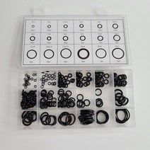 오링 오링키트세트 오일링 O링세트 고무오링, 블랙 고무링, 1개