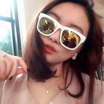 시엘 CL화이트 미러 패션 선글라스 자외선차단 남녀공용 패션선글라스