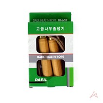 체력단력 남성용 고급 운동줄넘기 나무줄넘기 살빼기
