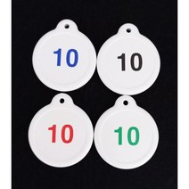 비품114 간편키고리(양면번호) 원형 열쇠 키링 키홀더 키텍 사우나 목욕탕 찜질방 헬스장 헬스클럽 휘트니스 필라테스 요가 미용실 병원 한증막 참숯가마 온천, 1개, 청색