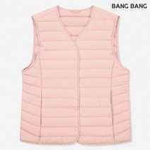 뱅뱅 [뱅뱅] 여성 브이넥 경량 구스다운 베스트 (NEE621)