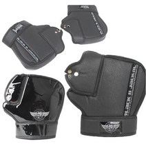 BBJ 블랙비자칼 오토바이 방한 토시 핸들커버 워머 스쿠터 바이크 방한용품, B타입(인조가죽)