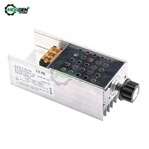 ac 110v 220v 10000w 25a 속도 컨트롤러 고전력 scr 전압 조정기 조광기 스위치 속도 온도 제어 온도 조절기