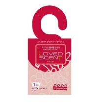 러브드센트 걸이방향제_블랙체리향1p, 걸이형 1개